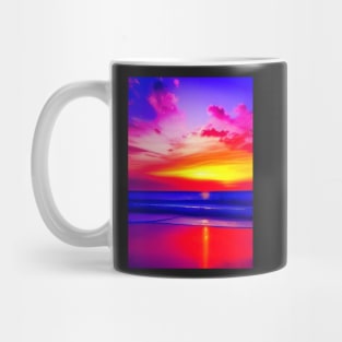 EYECATCHING OCEAN SUNSET PURPLE HUED Mug